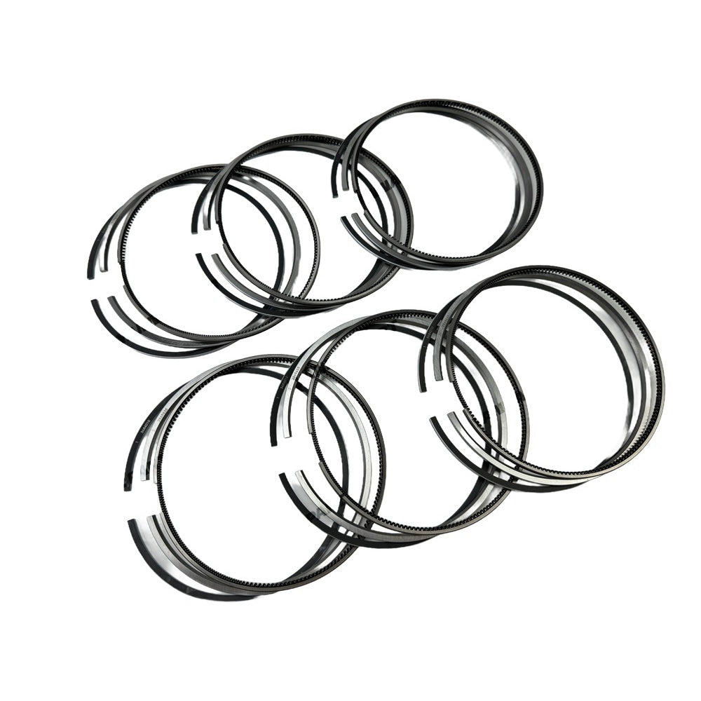 6 PCS Piston Ring 3684010 2869635 3682398 Fit For Cummins ISX15 Engine