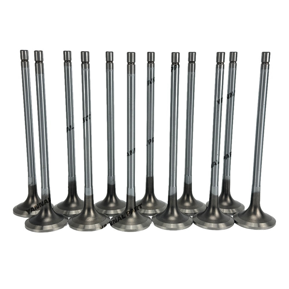 12 PCS Intake Valve 3090469 3804892 Fit For Cummins K19 Engine