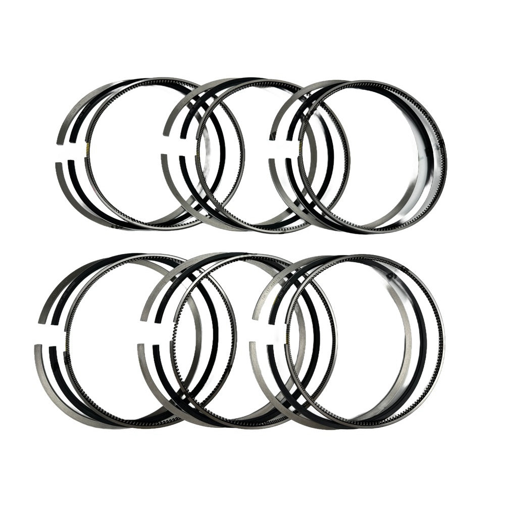 6 PCS Piston Ring 3804571 Fit For Cummins K19 Engine