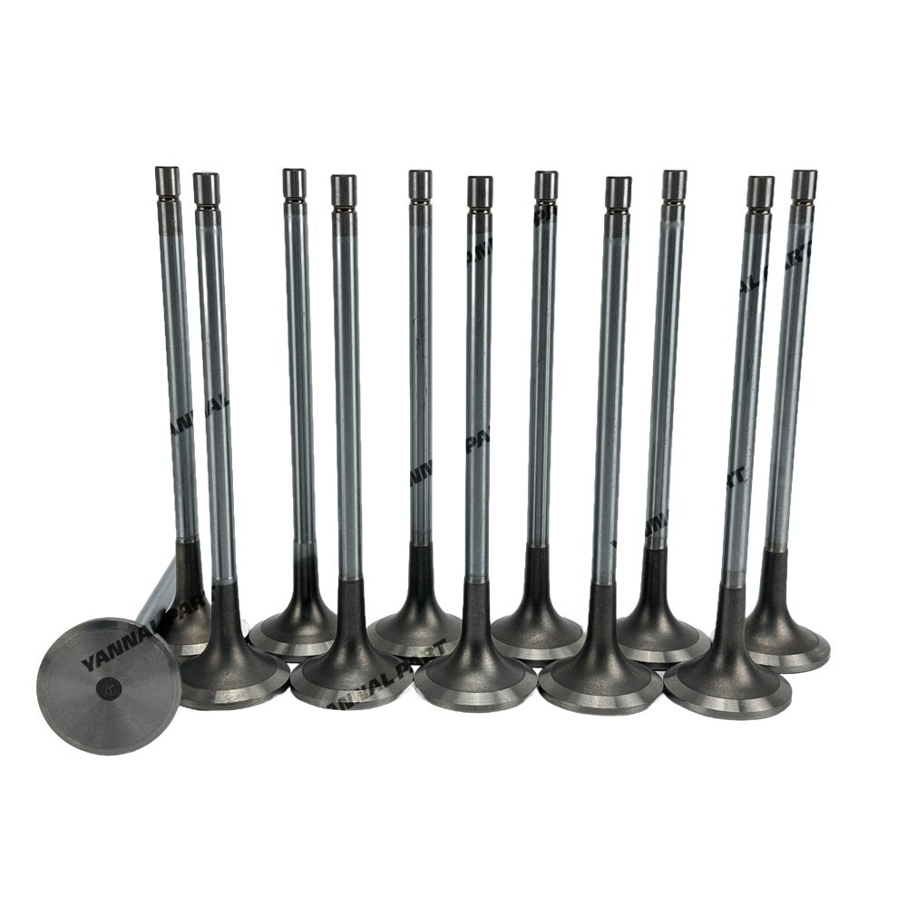 12 PCS Exhaust Valve 3090371 3804891 Fit For Cummins KTA19 Engine