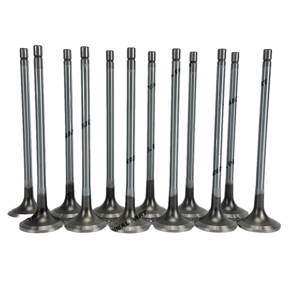 12 PCS Intake Valve 3090469 3804892 Fit For Cummins KTA19 Engine