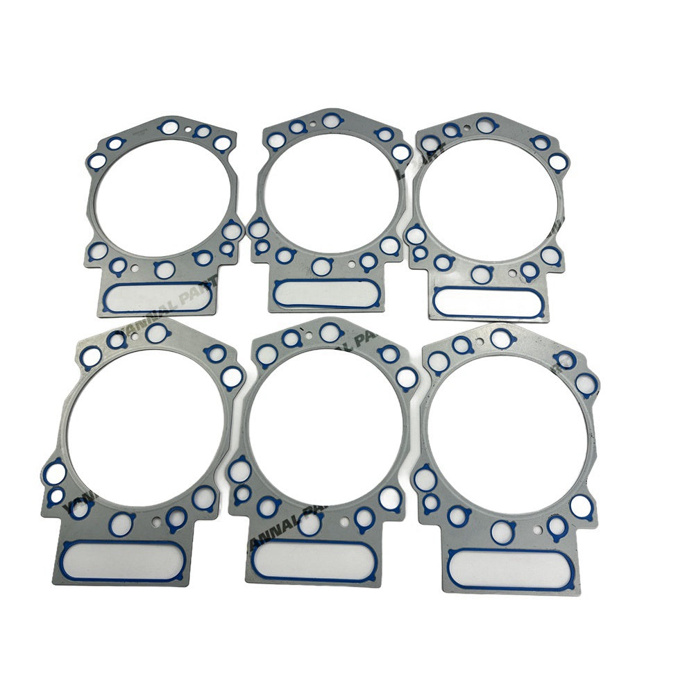 6 PCS Cylinder Head Gasket 3634664 Fit For Cummins KTA19 Engine