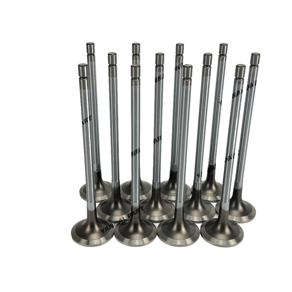 12 PCS Intake Valve 3090469 3804892 Fit For Cummins QSK60 Engine