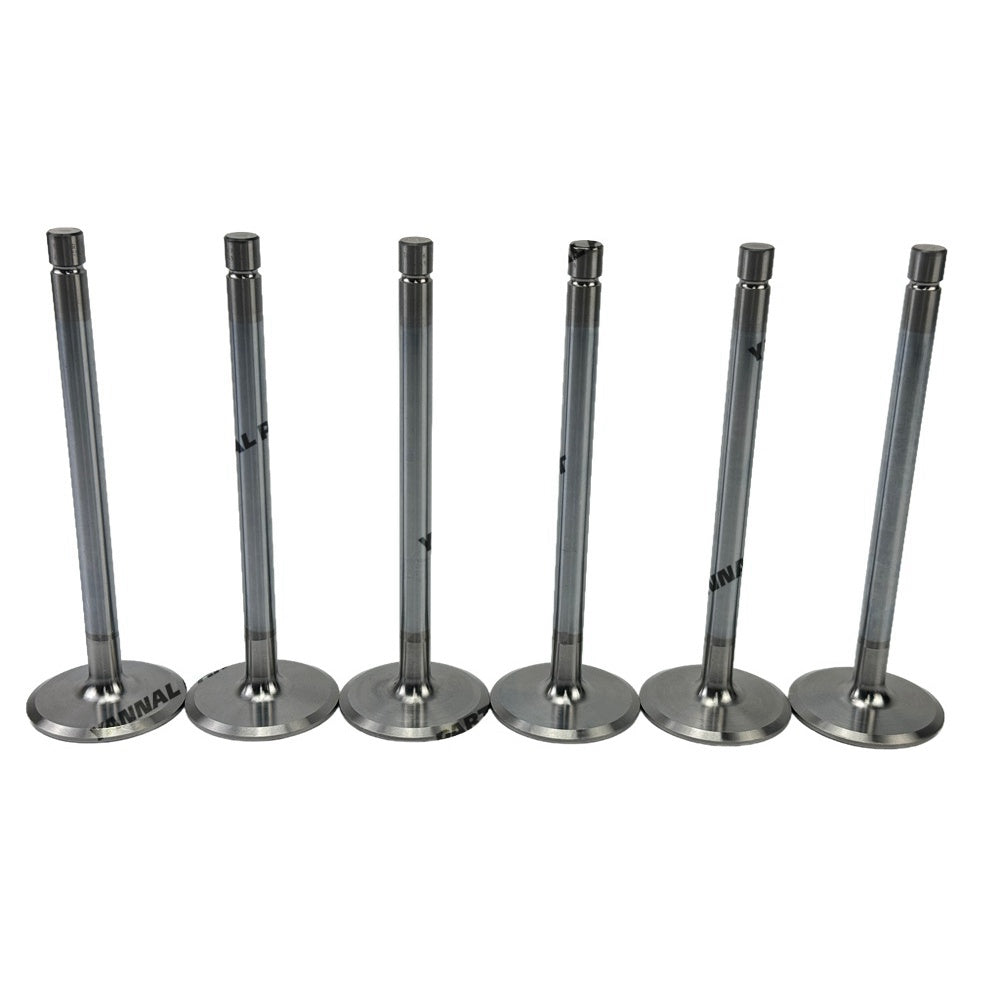 6 PCS Intake Valve 105-34949 Fit For Volvo TAD1232GE Engine