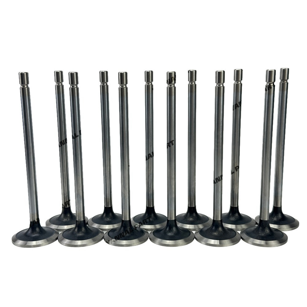 12 PCS Intake Valve 262-2957 490-1729 Fit For Caterpillar C9 Engine