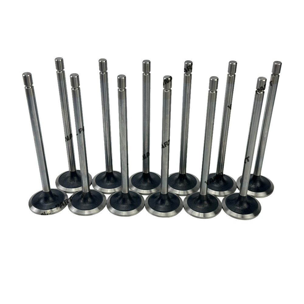 12 PCS Intake Valve 262-2957 490-1729 Fit For Caterpillar C9 Engine