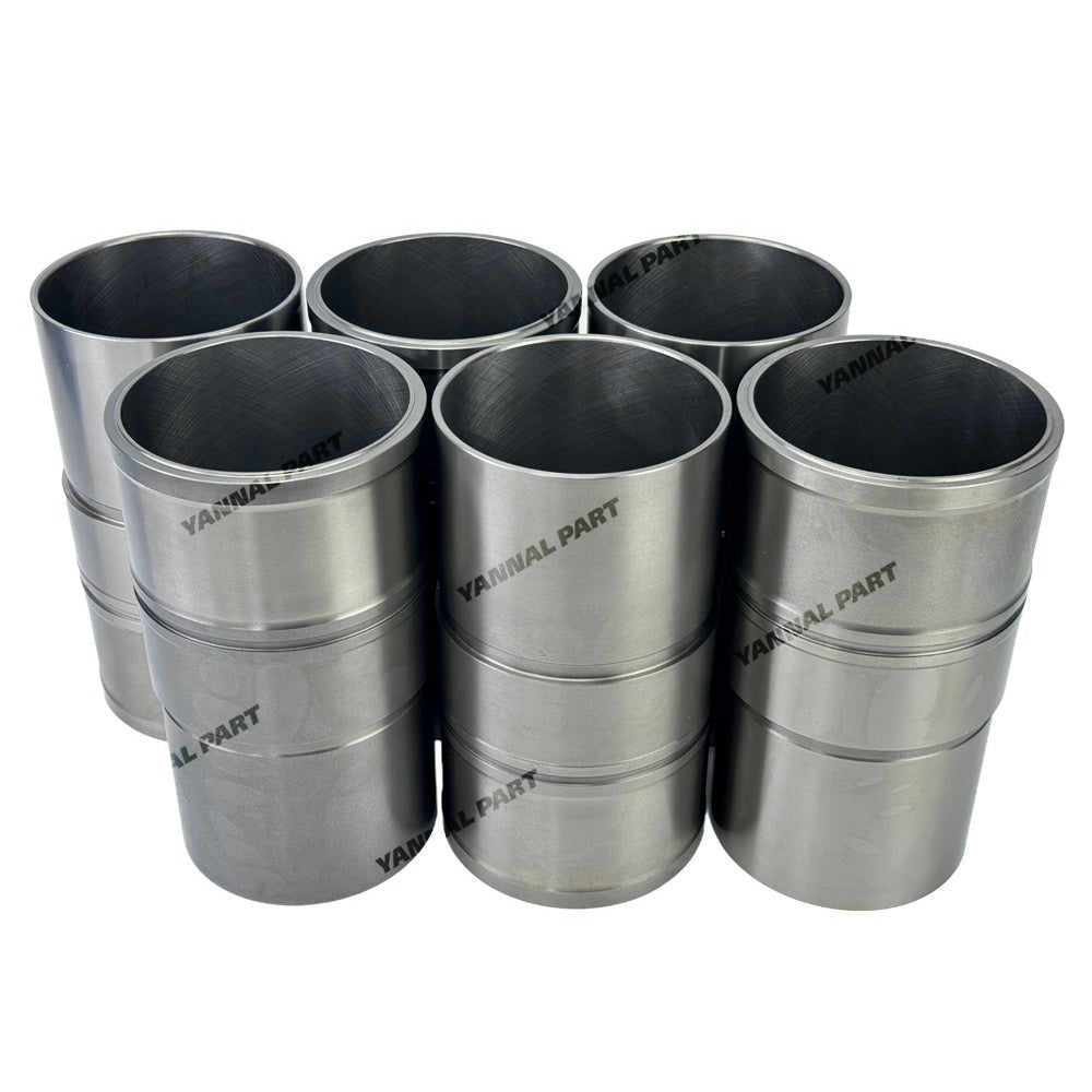 6 PCS Cylinder Liner 4695313 Fit For Caterpillar C9.3 Engine