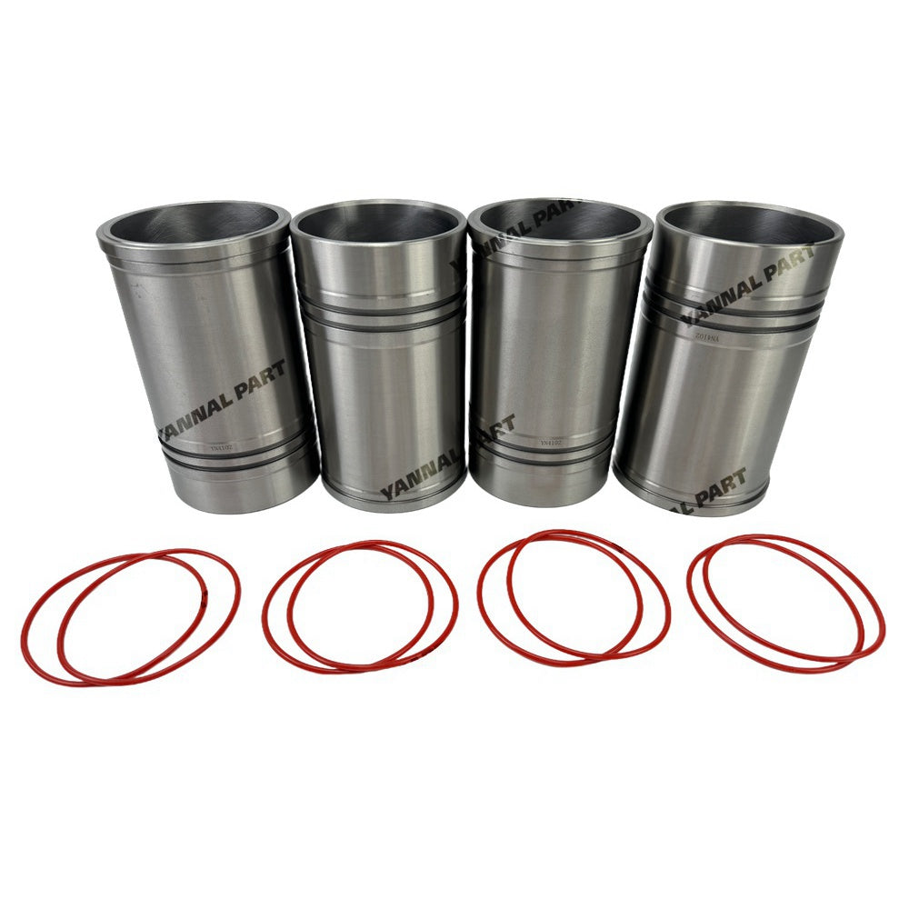 4 PCS Cylinder Liner Fit For Yunnei YN38GBZ Engine