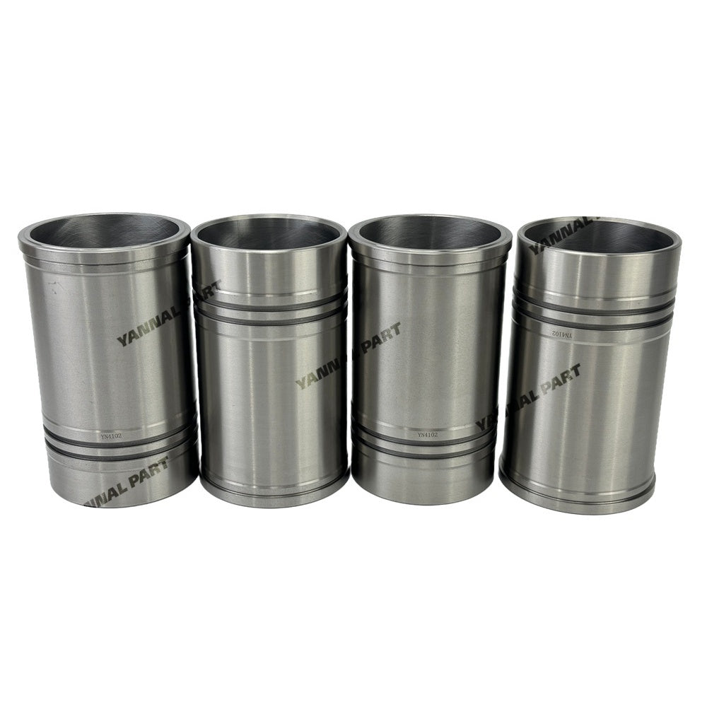 4 PCS Cylinder Liner Fit For Yunnei YN38GBZ Engine