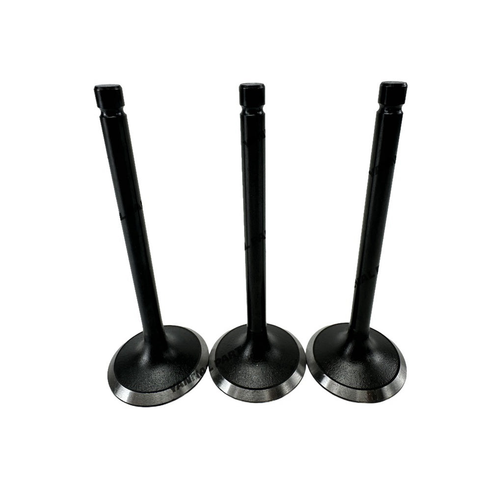 3 PCS Intake Valve Fit For ISEKI E3CD Engine