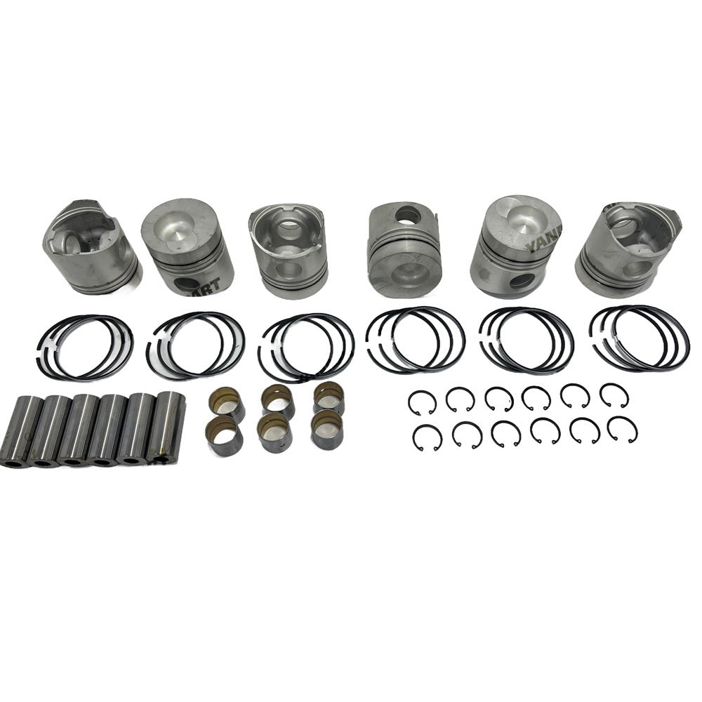 Piston Kit Fit For Mitsubishi 6D14 Engine