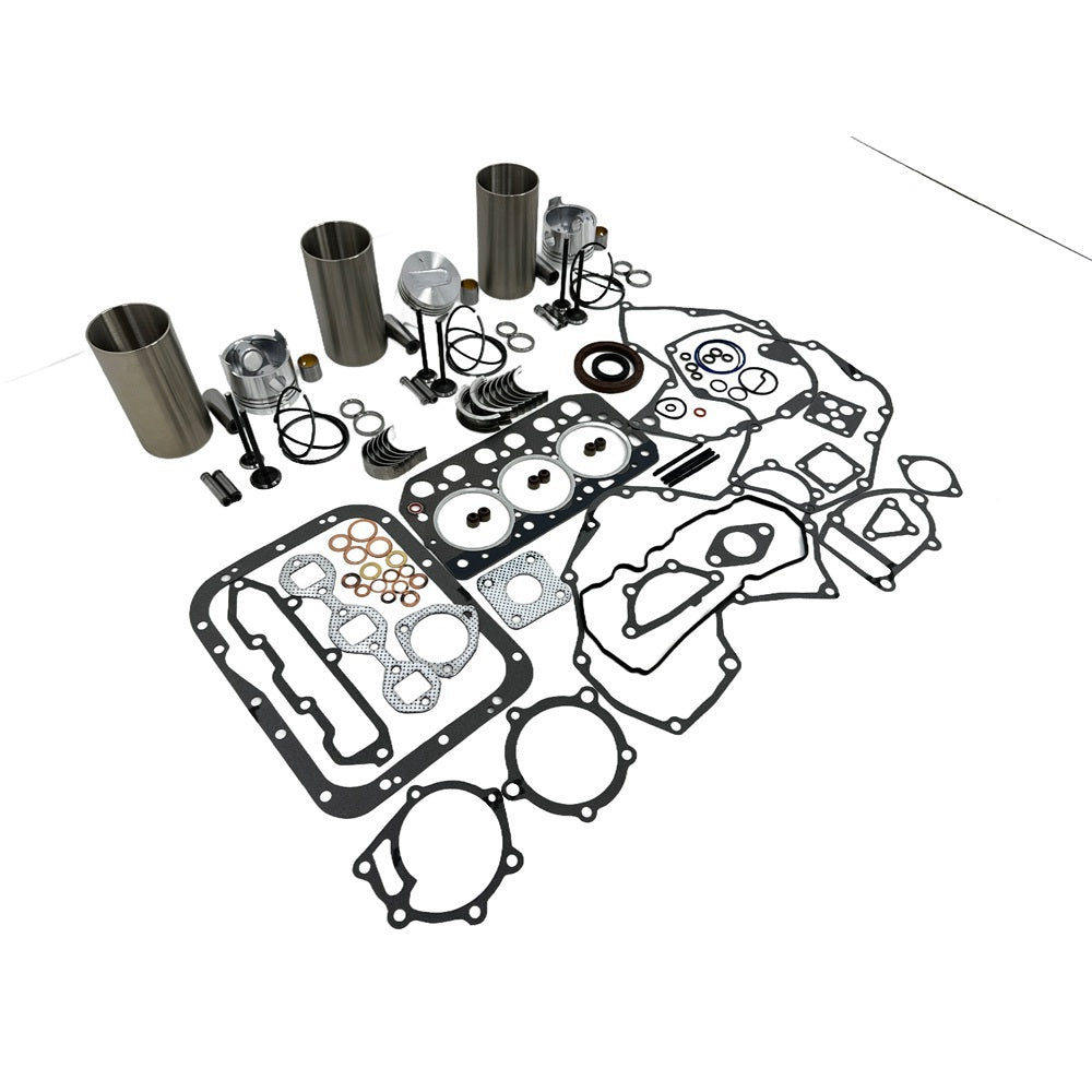 Rebuild Overhaul Repair Kit With Valves Engine Bearings Cylinder Liner Piston Rings Full Gasket Kit Fit For Mitsubishi S3L Engine