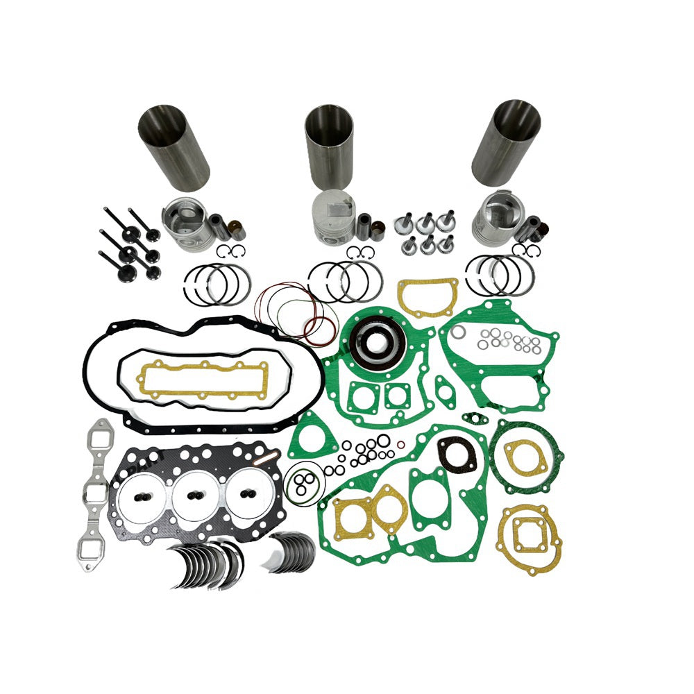 Rebuild Overhaul Repair Kit With Valves Engine Bearings Cylinder Liner Piston Rings Full Gasket Kit Fit For Mitsubishi S3Q2 Engine