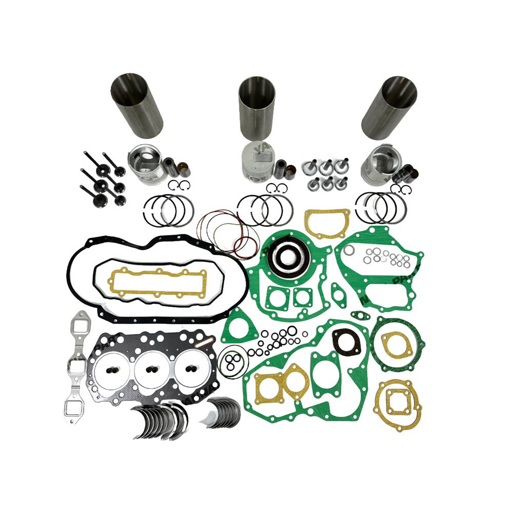 Rebuild Overhaul Repair Kit With Valves Engine Bearings Cylinder Liner Piston Rings Full Gasket Kit Fit For Mitsubishi S3Q2 Engine