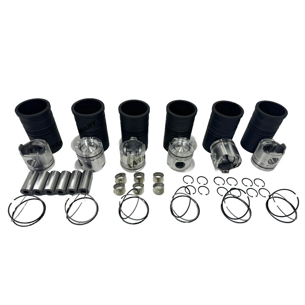 Cylinder Liner Kit Fit For Mitsubishi S6A3 Engine