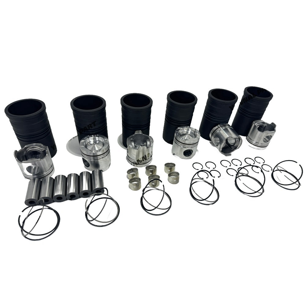 Cylinder Liner Kit Fit For Mitsubishi S6A3 Engine