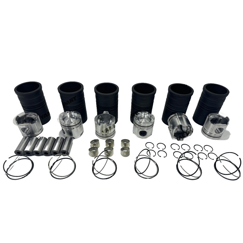 Cylinder Liner Kit Fit For Mitsubishi S6A3 Engine
