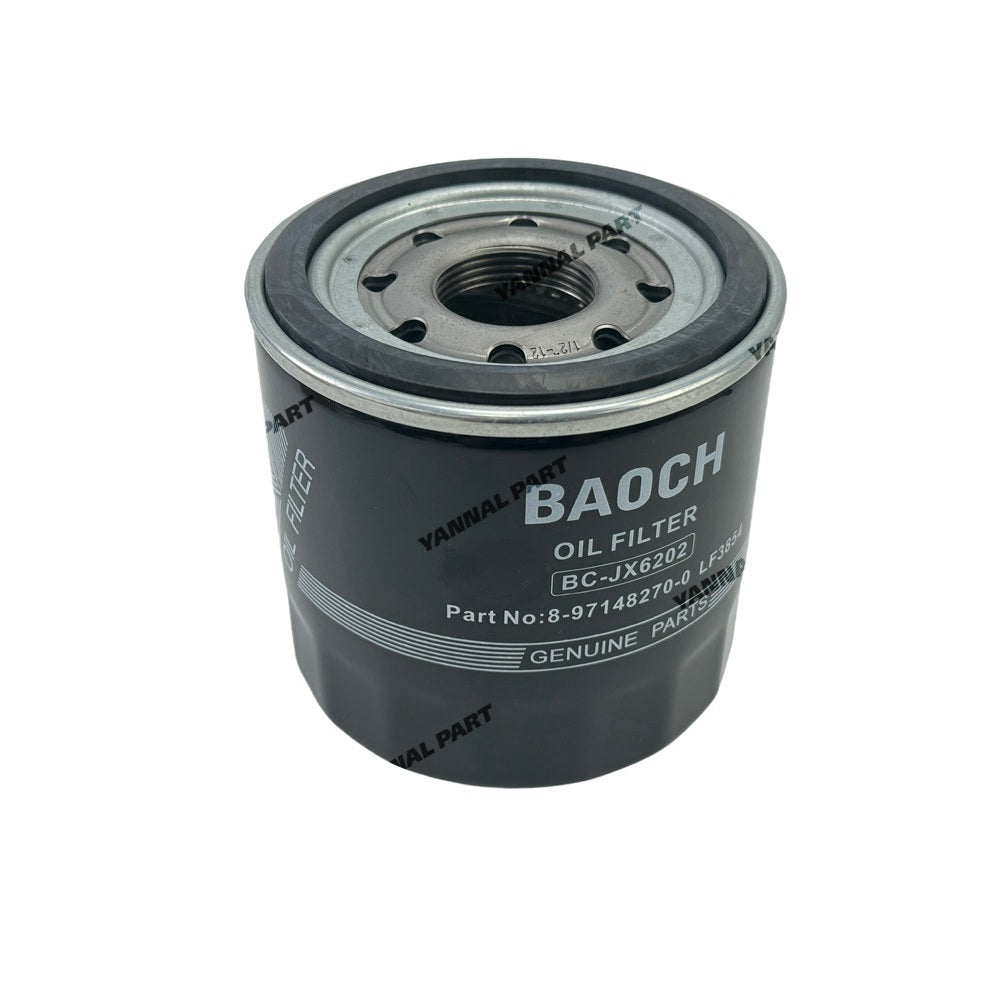 Oil Filter 8-97148270-0 BC-JX6202 LF3854 Fit For Isuzu 4HK1 Engine
