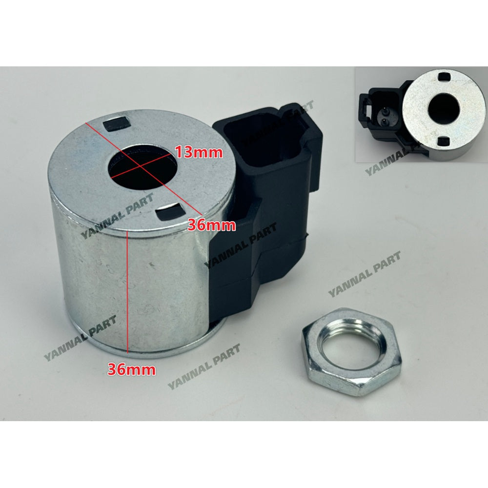 Solenoid Valve Coil 7301672 6691649 Fit For Bobcat S450 S550 S630 Engine