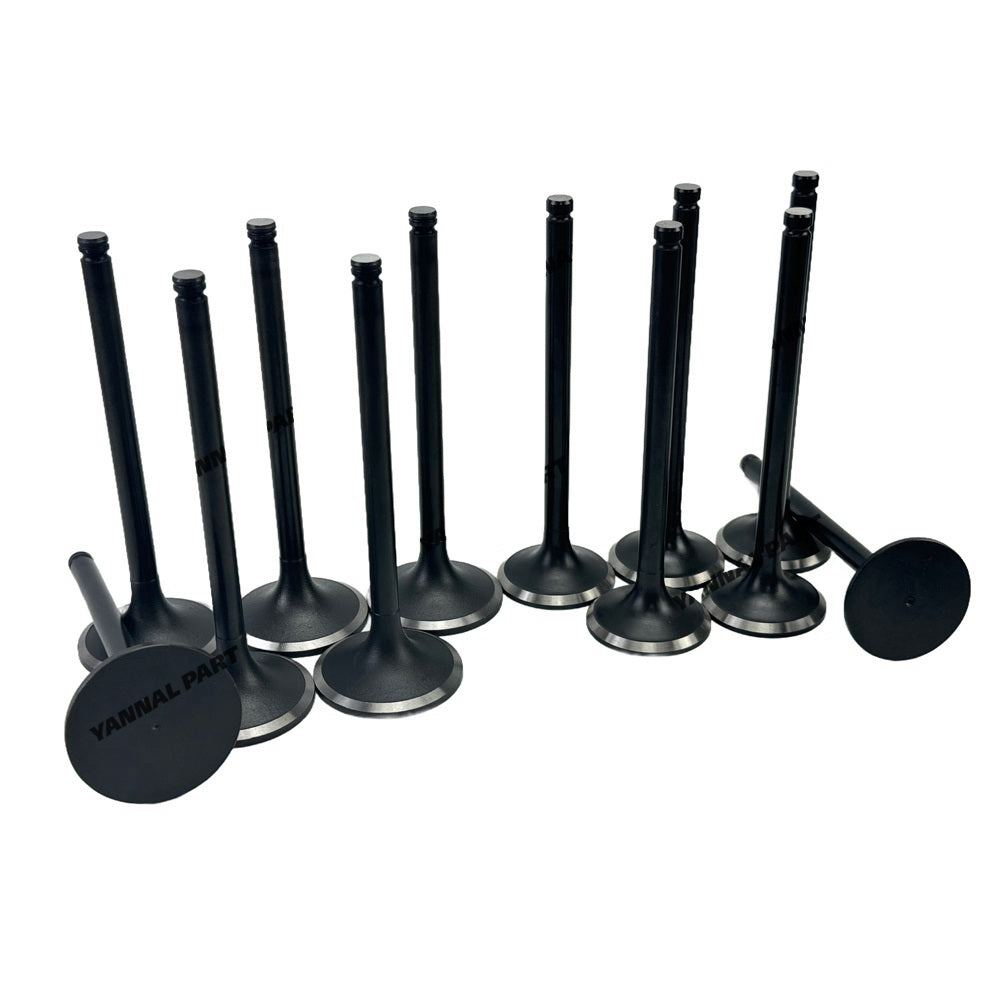 Exhaust + Intake Valve 3924492 3921444 Fit For Cummins 6CT Engine