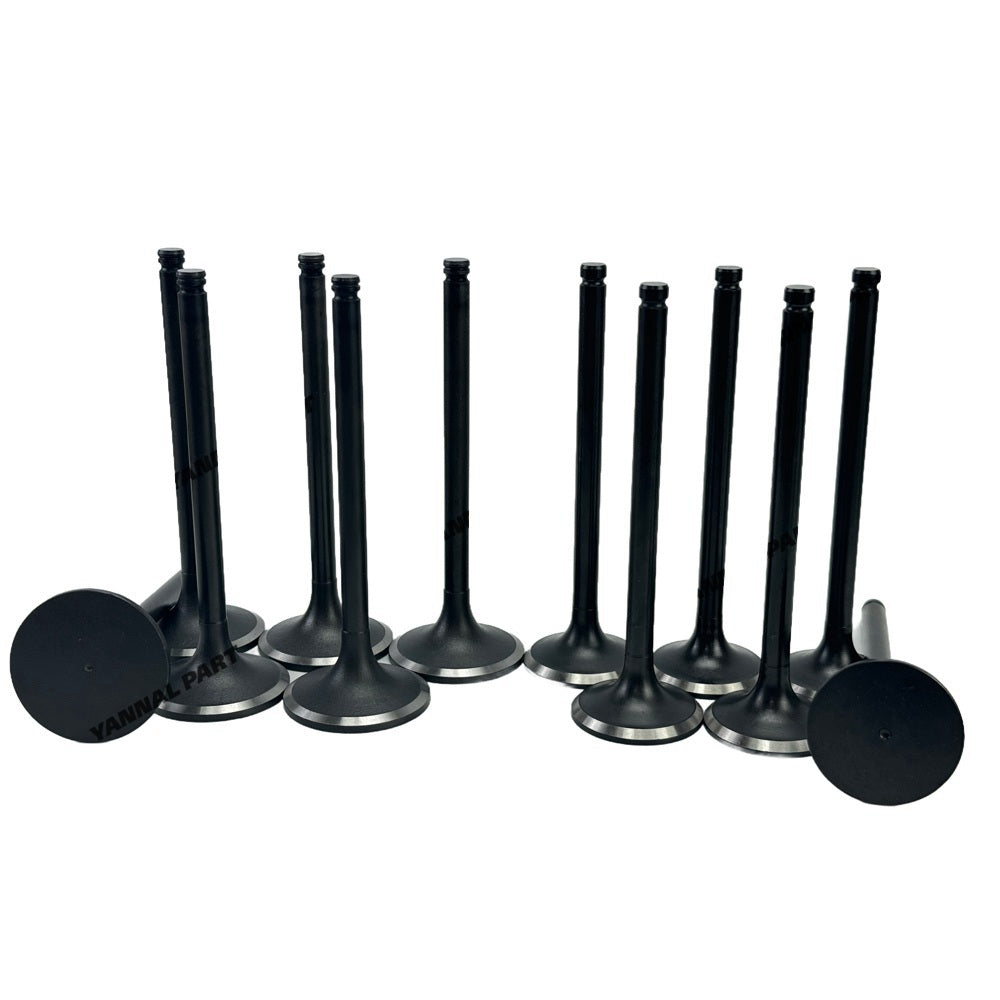 Exhaust + Intake Valve 3924492 3921444 Fit For Cummins 6CT Engine