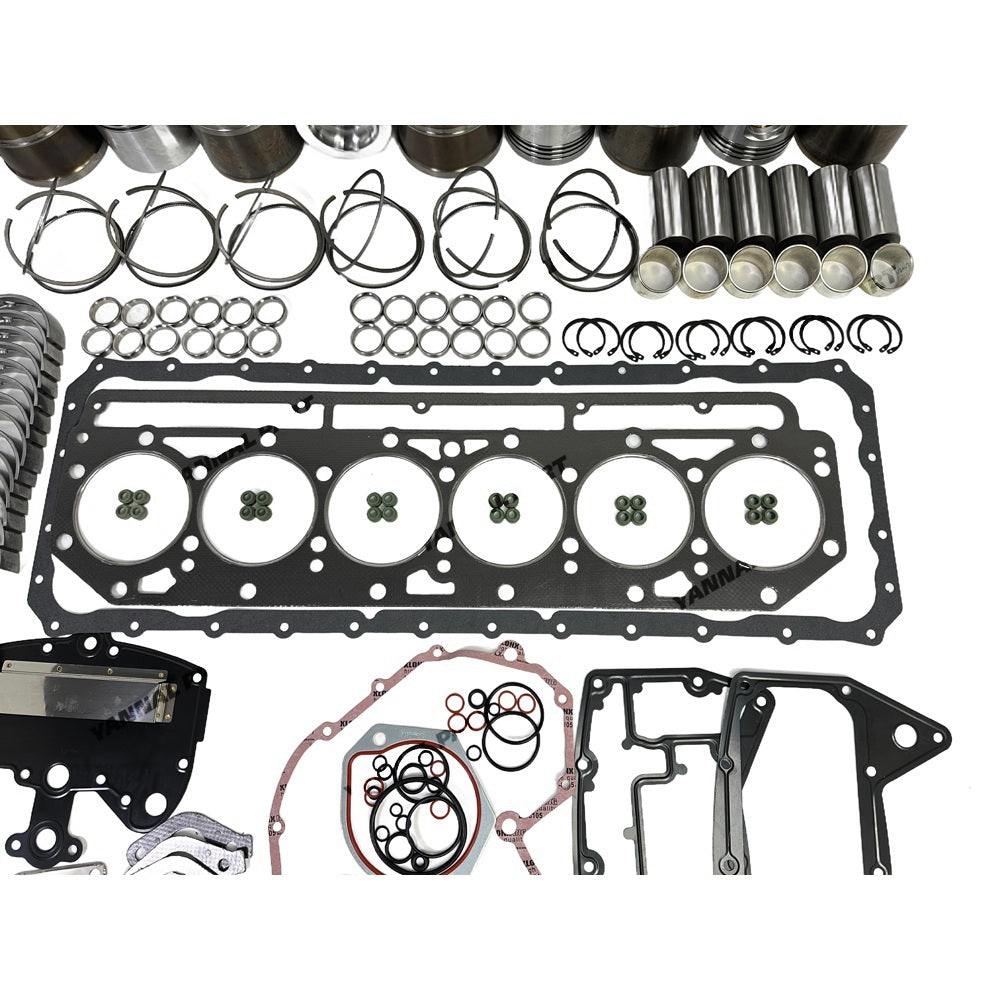Rebuild Overhaul Repair Kit With Valves Engine Bearings Cylinder Liner Piston Rings Full Gasket Kit Fit For Caterpillar C-9 Engine
