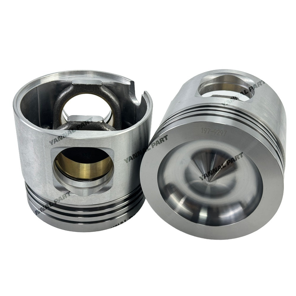 Piston Crowm & Piston Skirt 324-7380 197-9297 Fit For Caterpillar C9 Engine