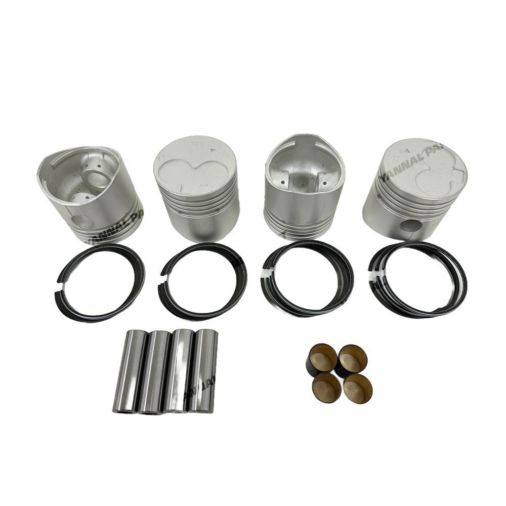 Cylinder Piston And Piston Ring Kit Fit for Mitsubishi K4D Engine Parts