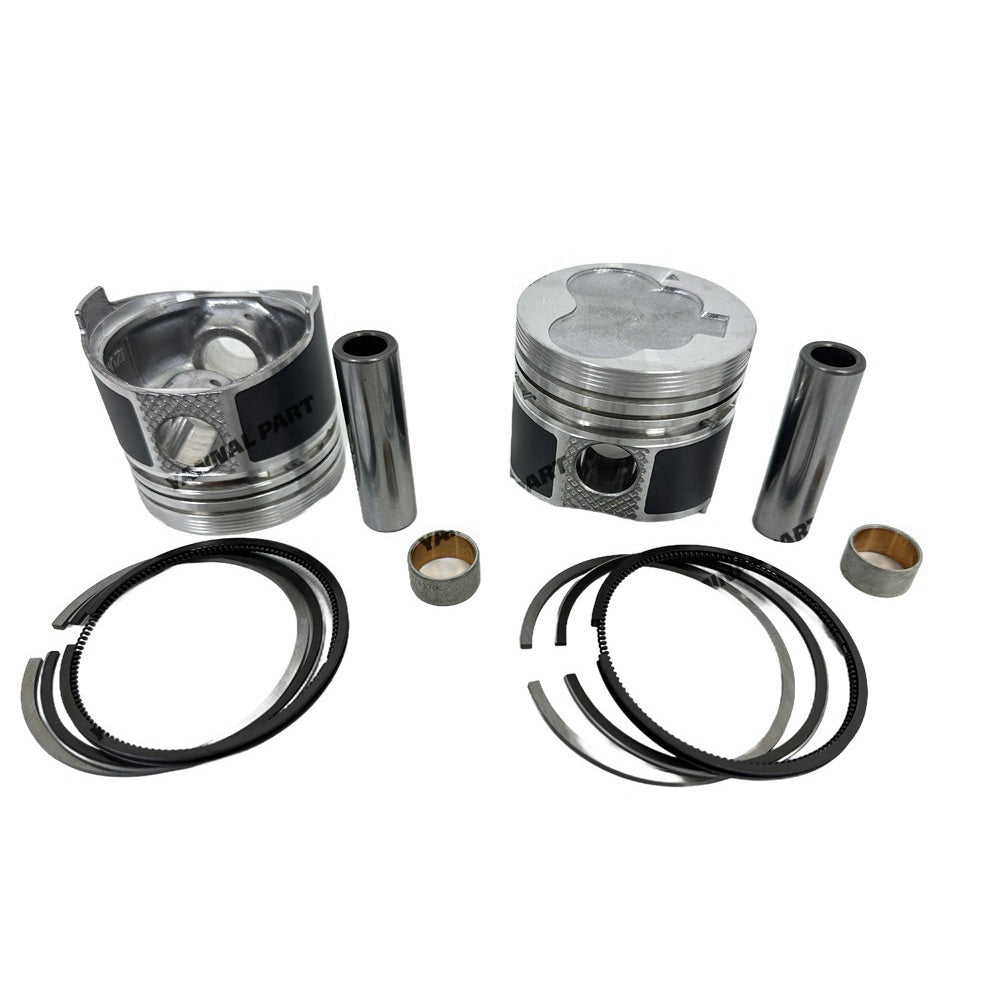 Cylinder Piston With Ring Fit for Mitsubishi L2C Engine Parts