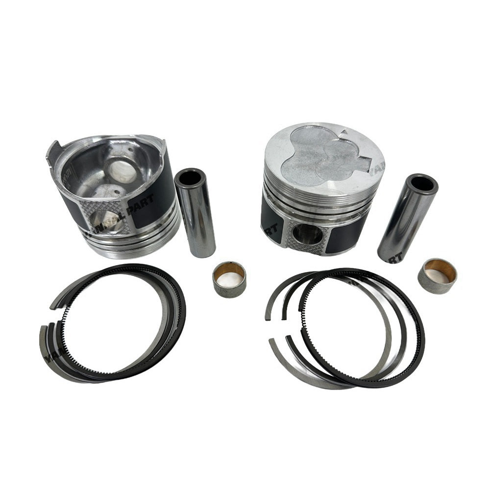 Cylinder Piston With Ring Fit for Mitsubishi L2C Engine Parts