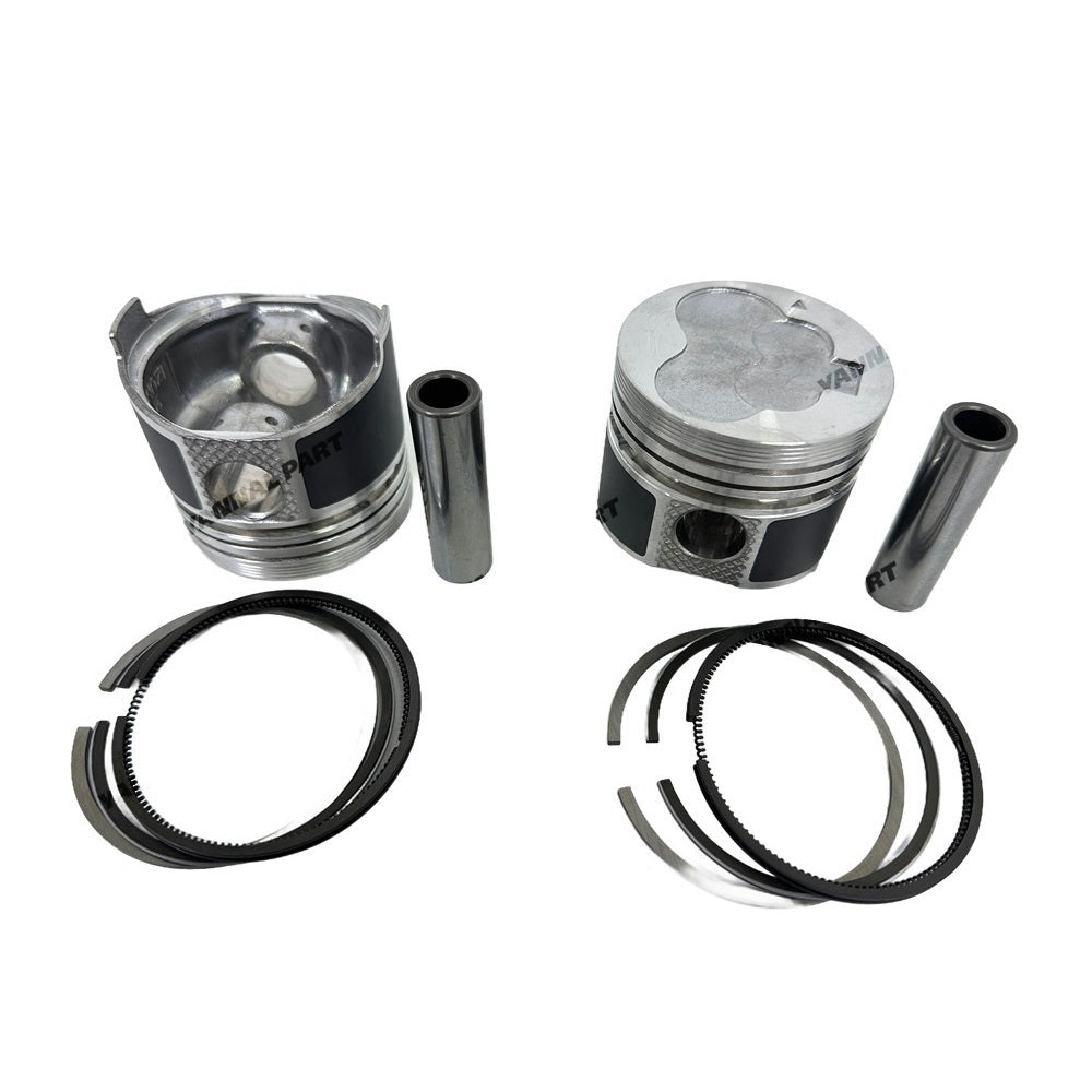 Cylinder Piston With Ring Fit for Mitsubishi L2C Engine Parts