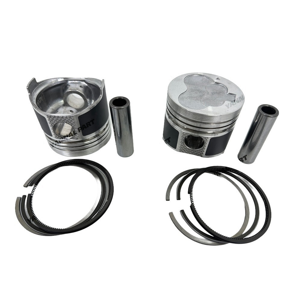 Cylinder Piston With Ring Fit for Mitsubishi L2C Engine Parts