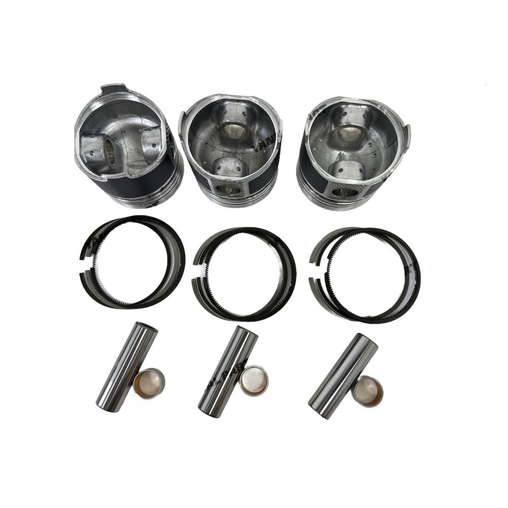 Cylinder Piston Kit With Ring Fit for Mitsubishi L3C Engine Parts
