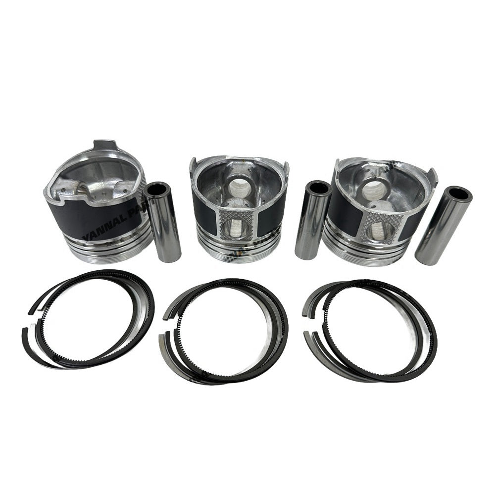 Cylinder Piston Kit With Ring Fit for Mitsubishi L3C Engine Parts