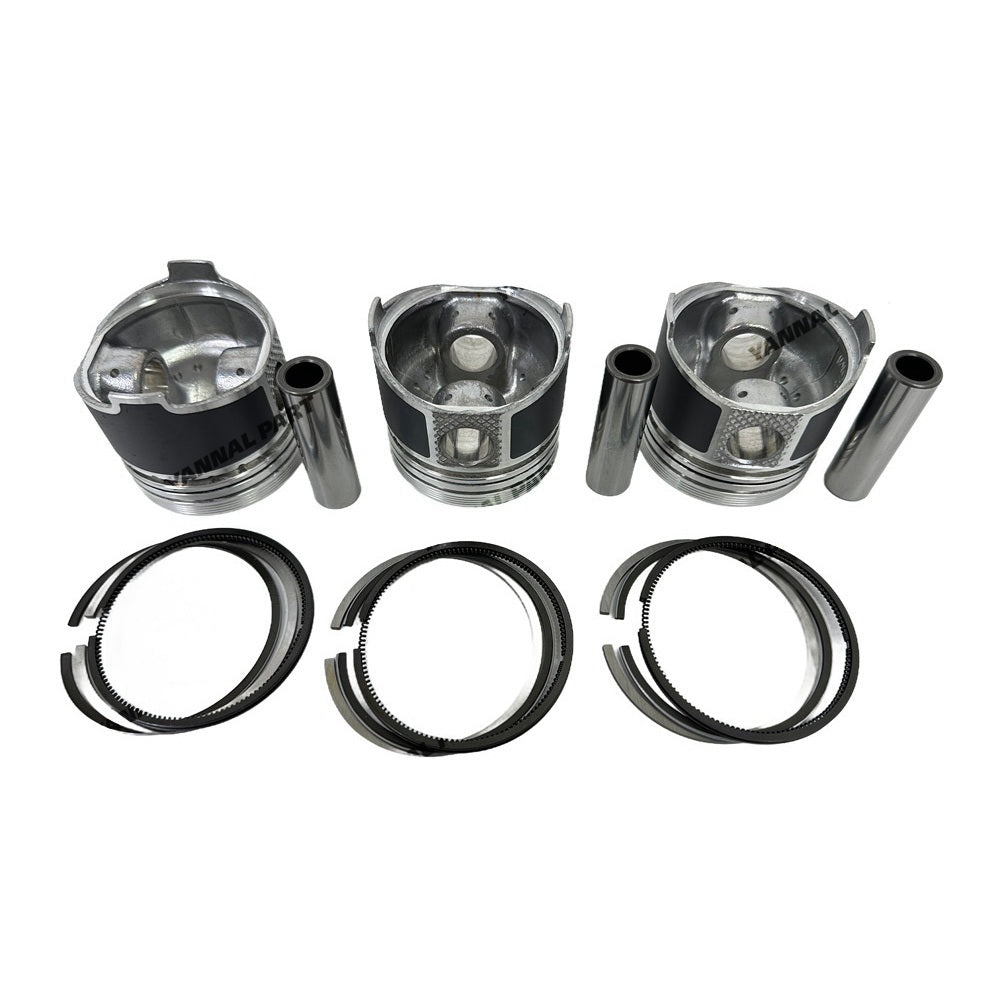Cylinder Piston Kit With Ring Fit for Mitsubishi L3C Engine Parts