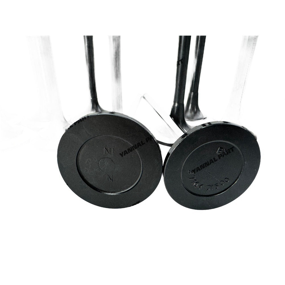 Exhaust + Intake Valve 37104-10100 37104-35000 Fit for Mitsubishi S6N Engine Parts