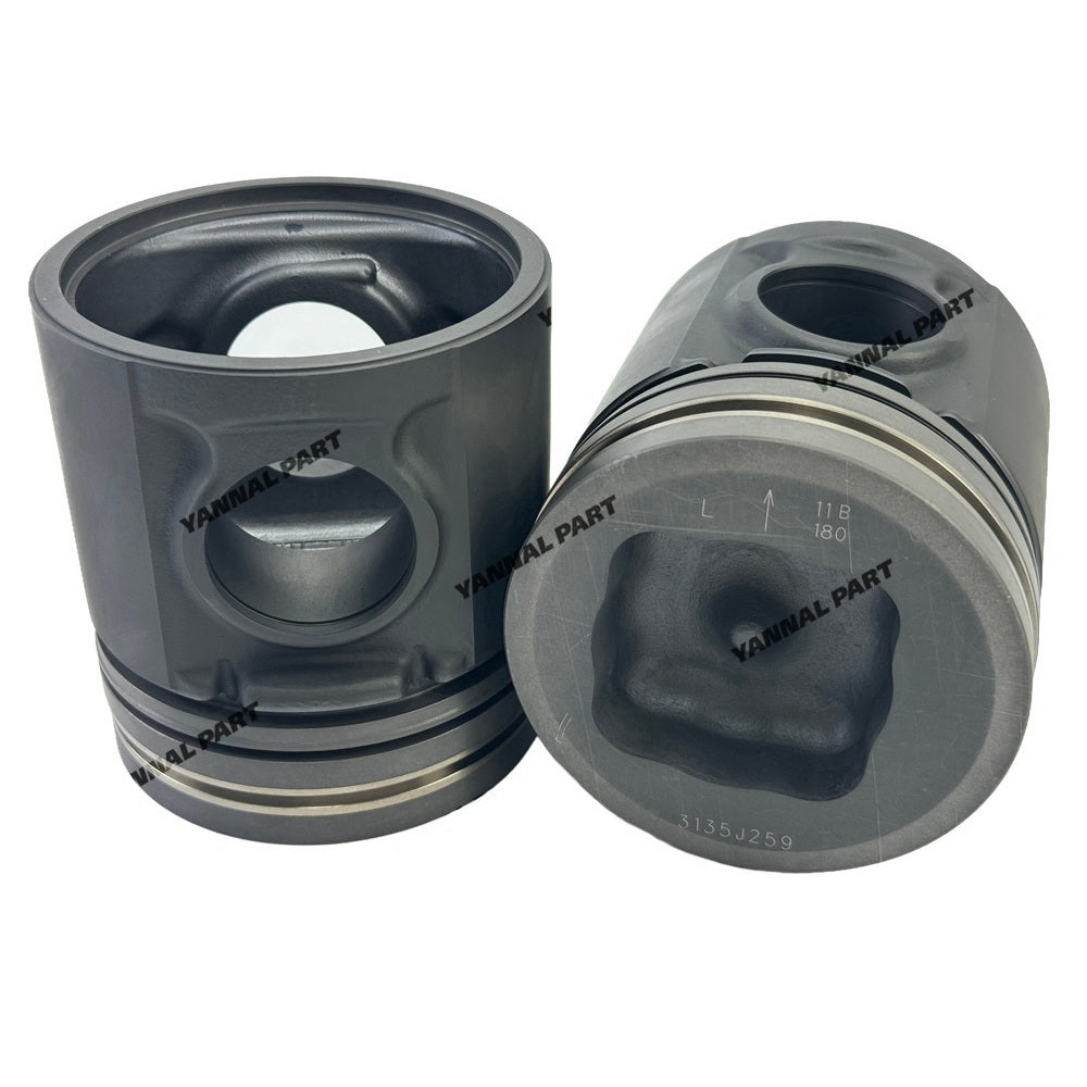 Cylinder Piston With Pin 3135J258 3135J259 U5LL0038 Fit for Perkins 1004-4T Engine Parts