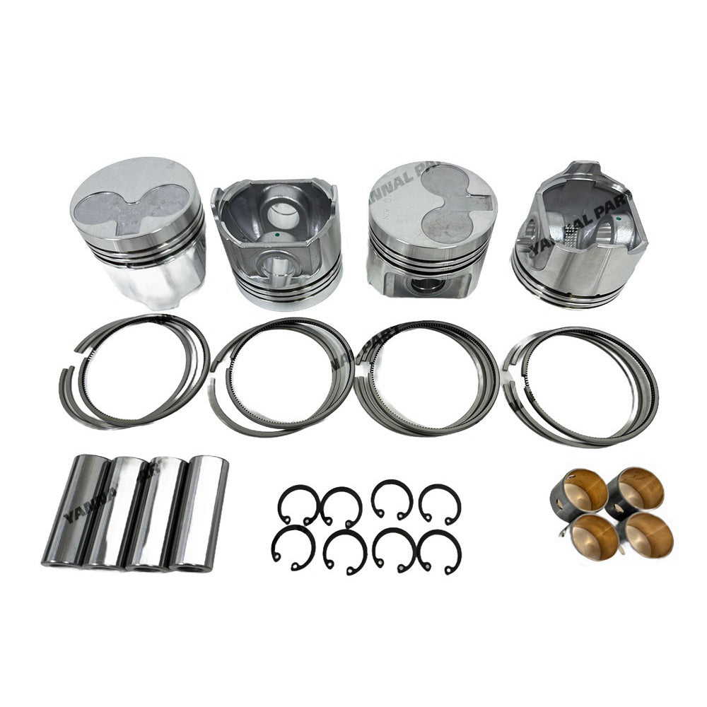 Cylinder Pistons And Piston Rings Set Fit for Perkins 404C-15 Engine Parts