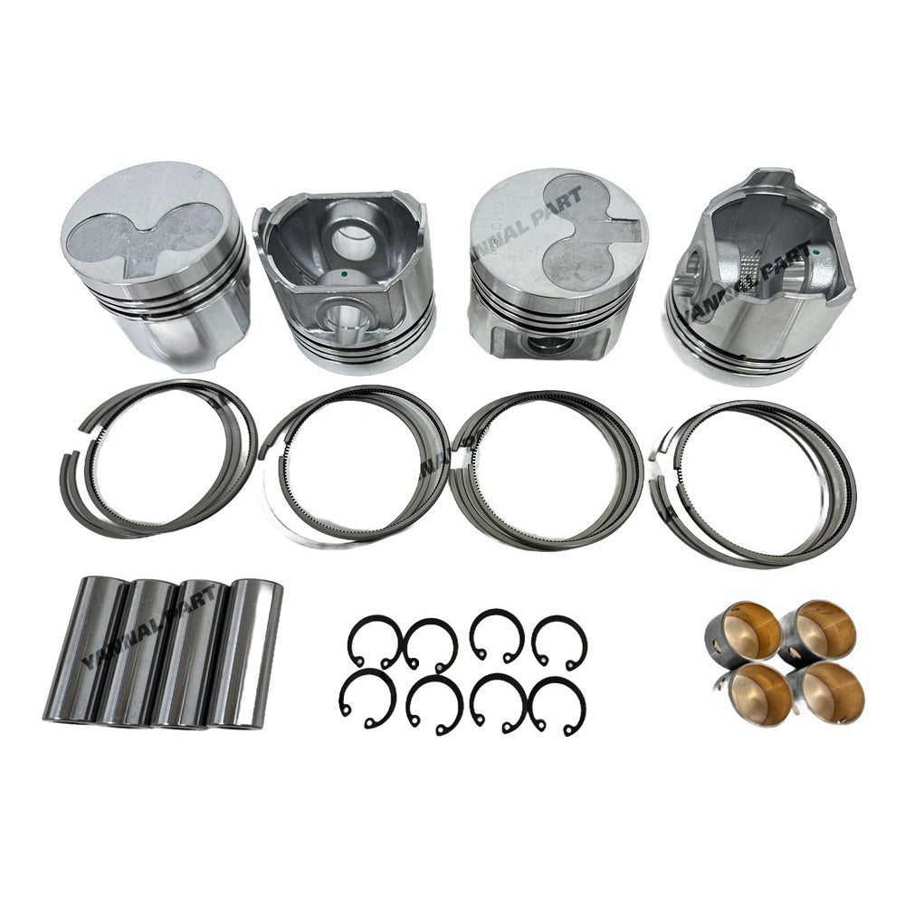 Cylinder Pistons And Piston Rings Set Fit for Perkins 404C-15 Engine Parts