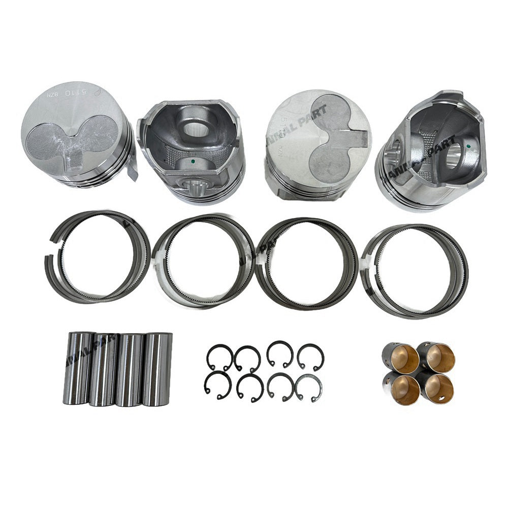Cylinder Pistons And Piston Rings Set Fit for Perkins 404C-15 Engine Parts