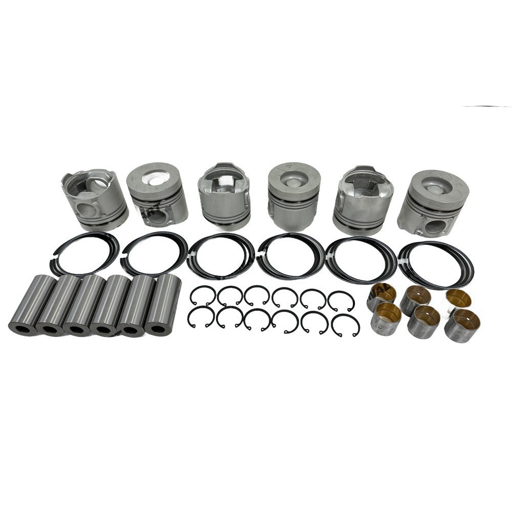 Cylinder Piston Kit With Piston Rings Fit for Doosan Develon DB58 Engine Parts