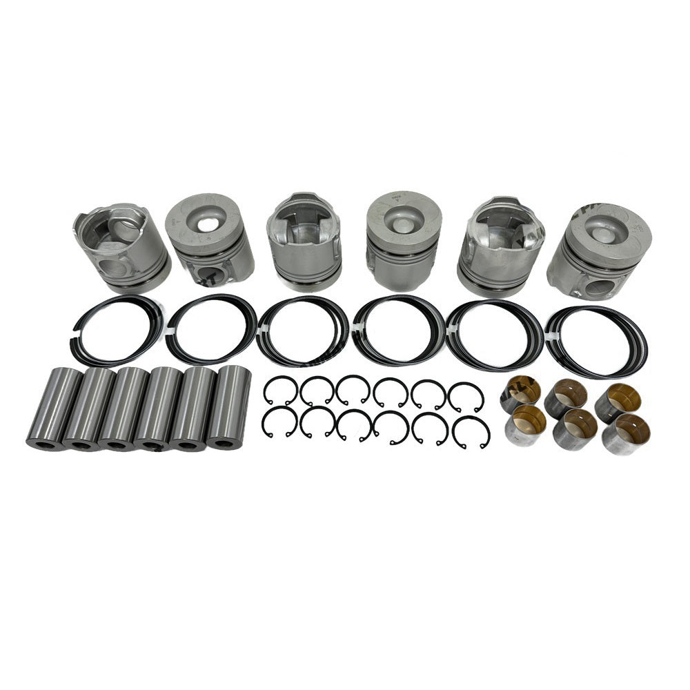 Cylinder Piston Kit With Piston Rings Fit for Doosan Develon DB58 Engine Parts