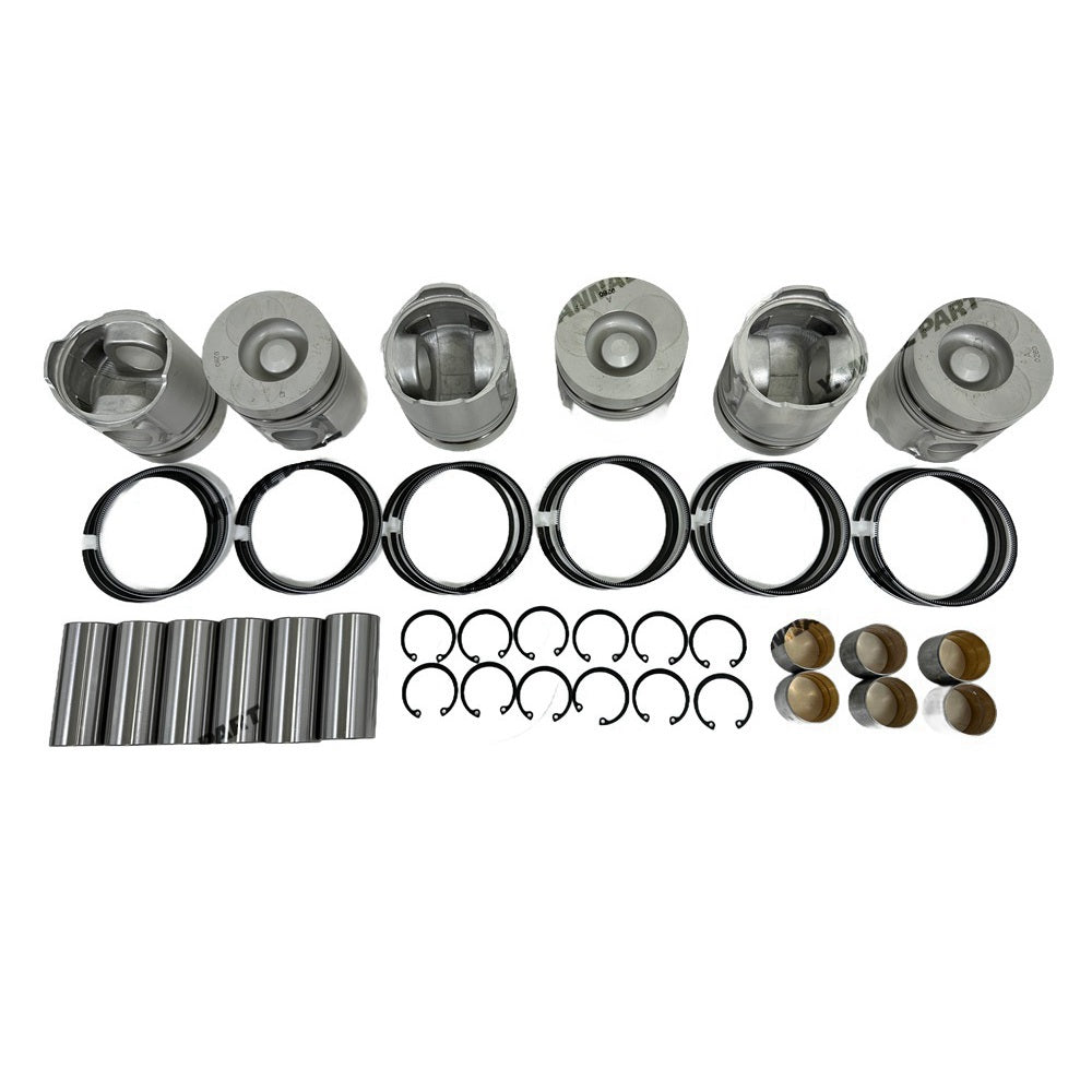 Cylinder Piston Kit With Piston Rings Fit for Doosan Develon DB58 Engine Parts