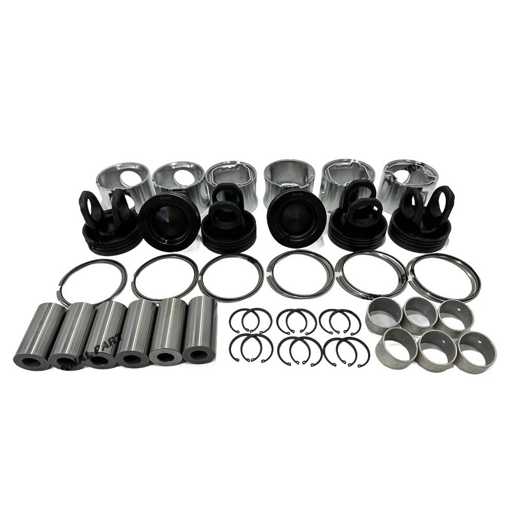Cylinder Pistons With Piston Rings Set Fit for Volvo D12D Engine Parts