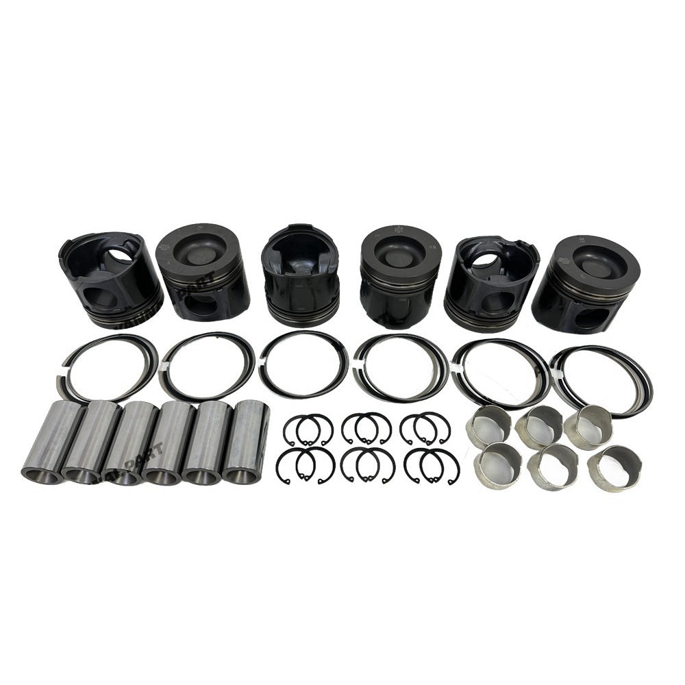 Cylinder Pistons Kit With Rings Fit for Volvo D6D Engine Parts