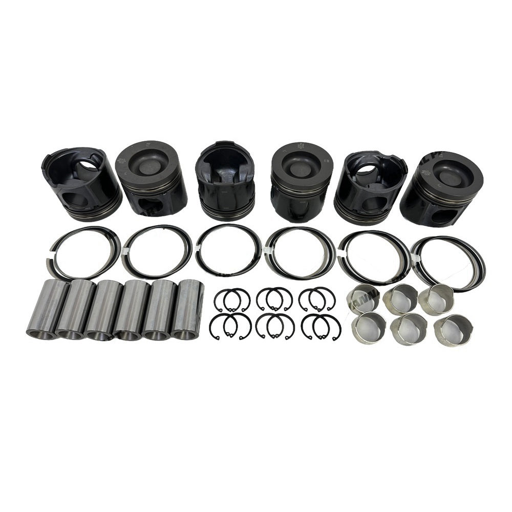 Cylinder Pistons Kit With Rings Fit for Volvo D6D Engine Parts