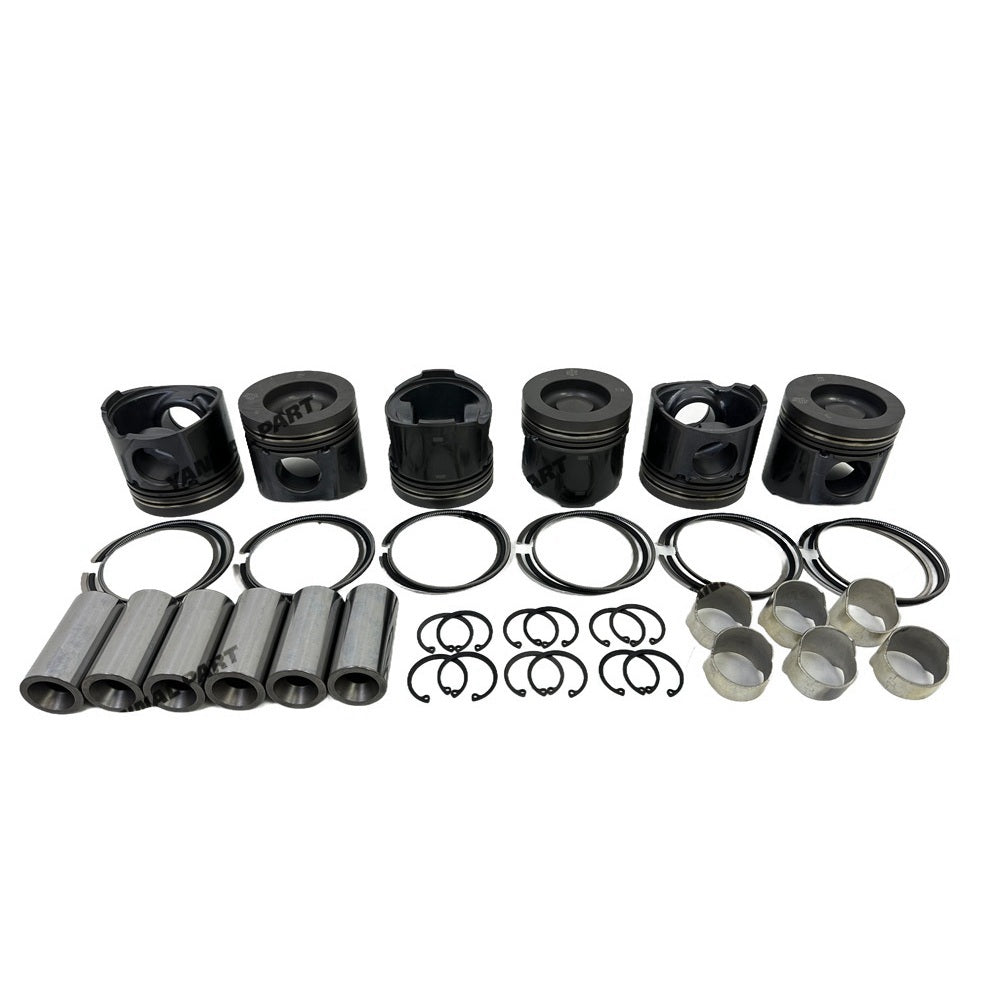 Cylinder Pistons Kit With Rings Fit for Volvo D6D Engine Parts