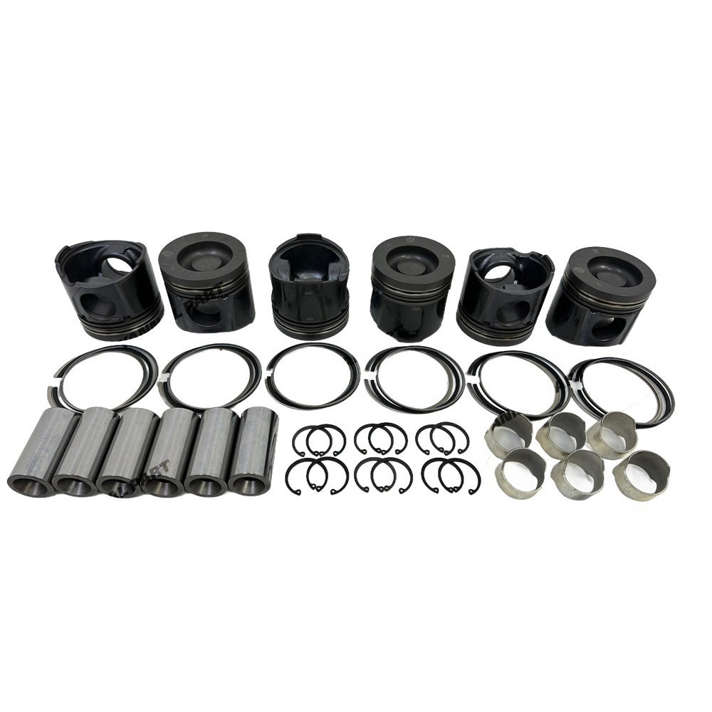 Cylinder Pistons Kit With Rings Fit for Volvo D6D Engine Parts