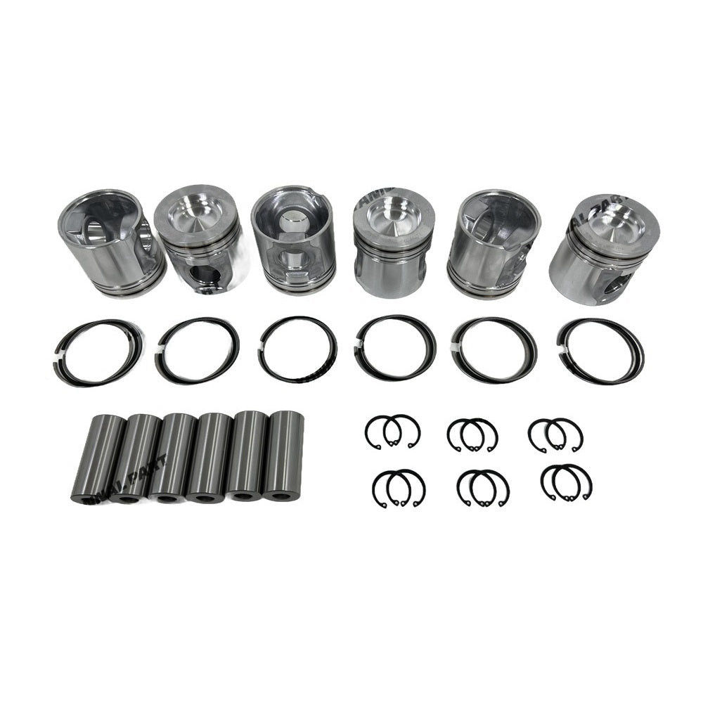 Engine Piston Set With Piston Ring Fit for Volvo D7E Engine Parts