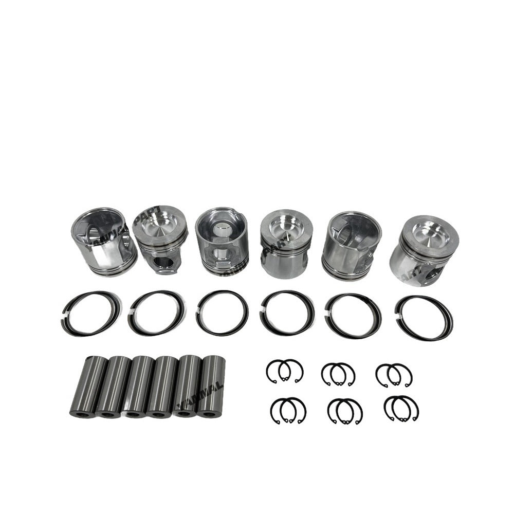 Engine Piston Set With Piston Ring Fit for Volvo D7E Engine Parts